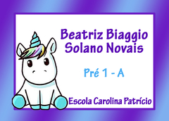 ESCOLAR UNICORNIO MODELO 7