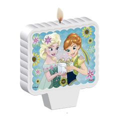 VELA PLANA ADESIVADA FROZEN FEVER REGINA FESTAS