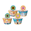 WRAPPERS CUP CAKE C/12 FROZEN FEVER REGINA FESTAS