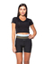 01472 Blusa Cropped Preto - comprar online