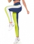 fs1440 Legging Tricolor Celeste Amarelo Neon