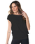 bmc729 Blusa Manga Curta Taty Preto