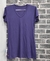 01105 Blusa Alongada Malha Viscose Roxo