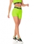 sh568 Shorts Cós Elástico Hera Verde Neon