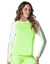 bml458 Blusa Manga Longa Dry Fit Flexy Verde Neon