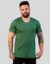 Camisetas Slim Fit Algodão Pima Verde Militar