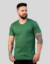 Camisetas Slim Fit Algodão Pima Verde Militar na internet