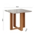 CJ MESA 4C CIMOL FLORA QUADRADA 94X94 - comprar online