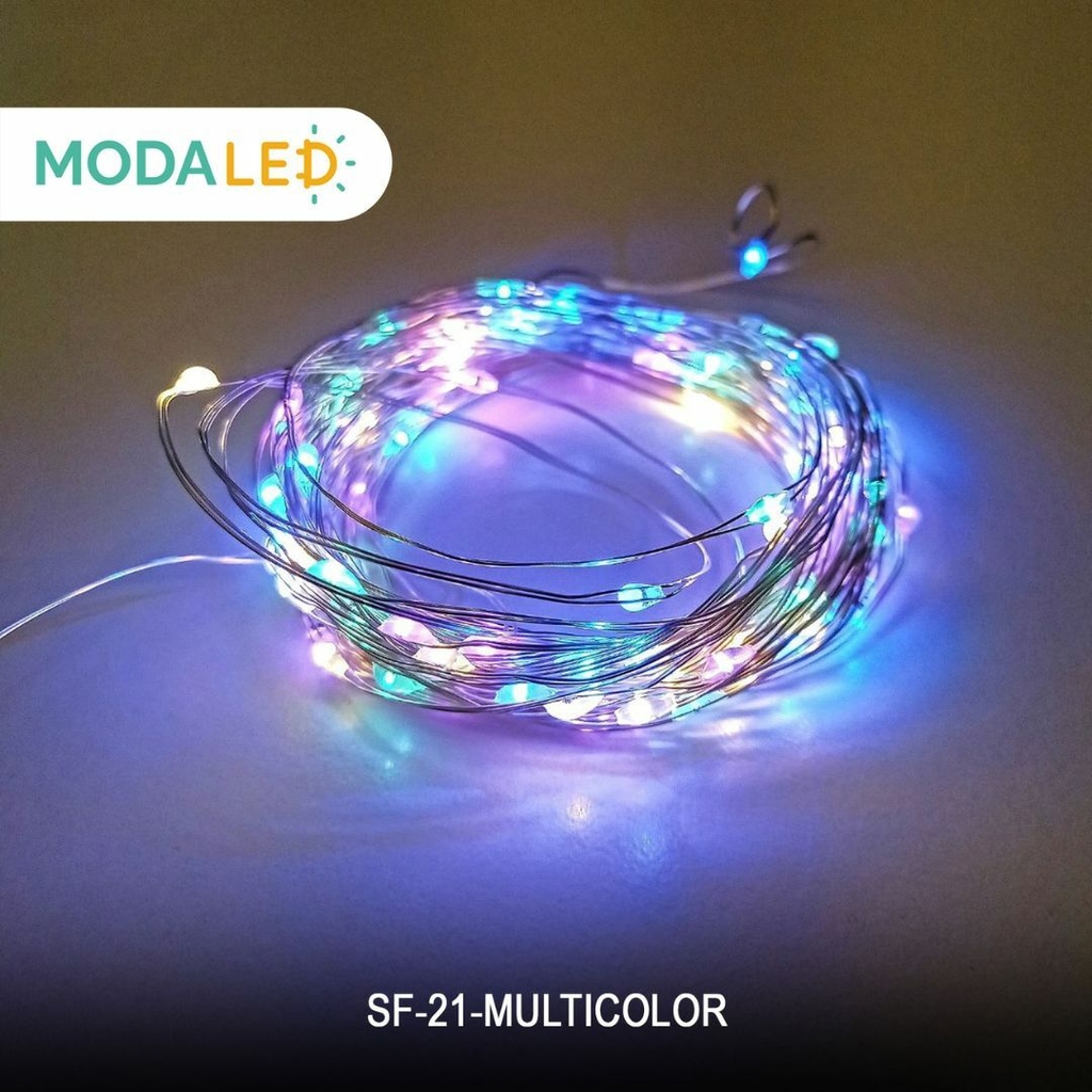 LUZ HILO DE ALAMBRE LED MULTICOLOR ENCHUFE USB - SF-21-MCOLOR