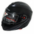 Casco Rebatible Negro Mate Okn-10 Doble Visor