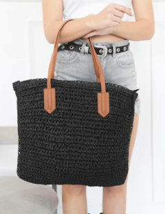 BOLSO RAFIA CUADRADO - comprar online