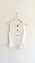 Musculosa blanca LAS PEPAS - comprar online