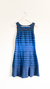 Vestido sin mangas azul y celeste TOMMY HILFIGER