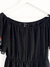 Vestido negro con bordado flores FOREVER21 - comprar online