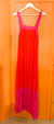 Vestido rojo y rosa - comprar online