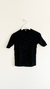 Remera negra ajustada UNIQLO