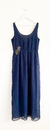 Vestido largo con apliques ZARA