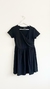 Vestido negro cruzado ASOS - comprar online