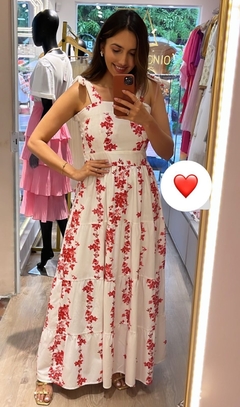 Vestido em Tricoline Floral na internet