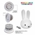 Luminária Cabeça Coelho RGB Sem Fio Bunny Miffy - GuriMania