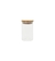 Pote 250Ml De Vidro Com Tampa De Bambu Circular Mantimento - Oikos - comprar online