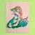 Quadro Ariel Princesa Disney Aquarela