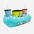 Kit Pipoca Bob Esponja - Almofada Balde e Copos - comprar online