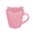 Caneca de Porcelana em Forma de Gato Pink