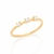 Anel Skinny Ring Zircônias Carre 512566 - Rommanel