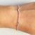 Pulseira Com Cristais 19cm em Prata 925 - comprar online