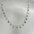 Choker Ponto de Luz Cristais Coloridos em Prata 925