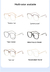 Zilead-Óculos de leitura vintage para mulheres, metal quadrado, moldura de bril