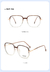 Zilead-Óculos de leitura vintage para mulheres, metal quadrado, moldura de bril na internet