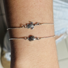 Pulseira de prata concha pequena - comprar online