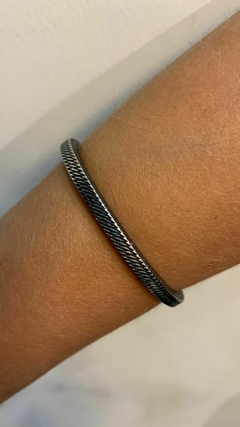 Bracelete Aço Fio Quadrado - comprar online