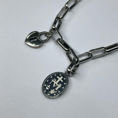 Pulseira Nossa Senhora Aparecida Aço na internet