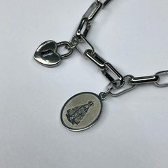 Pulseira Nossa Senhora Aparecida Aço