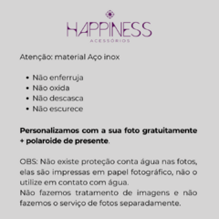 Pingente Relicário Oval em Aço - Happiness Acessórios Ltda  