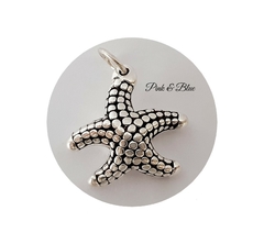 Dije Estrella De Mar Inflada - 23mm - Plata 925