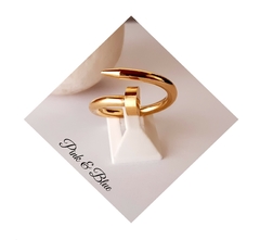 Anillo Only Gold Nº 19 - Acero Quirúrgico 316l