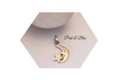 Dije Luna Y Estrella - 22mm - Plata 925 - comprar online