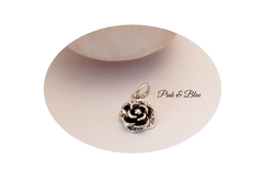 Dije Rosa - 11mm - Plata 925