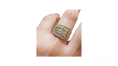 Anillo Plata y Oro - Imperial - Nº 18 - comprar online