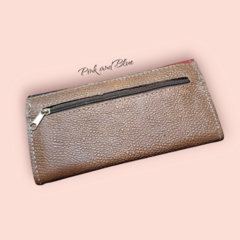 BILLETERA DE CUERO VACUNO - MARILINA - MARRÓN - comprar online