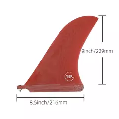 Prancha de surf em favo de mel de fibra de vidro, barbatana longboard, barbatana - comprar online