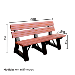 Imagen de BANCO DE JARDIN IPE LINEA PREMIUM