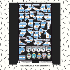 Sticker Argentina Provincias Pegatinas Termo