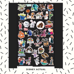 Sticker Disney Actual · Calcos · Vinilos · Pegatinas · Termo