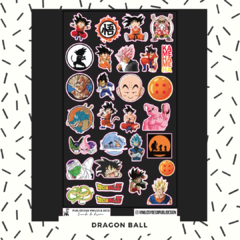 Sticker Dragon Ball · Calcos · Vinilos · Pegatinas · Termo