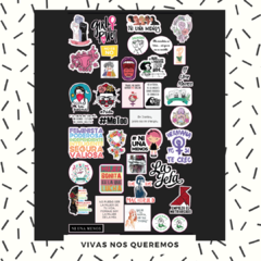 Sticker Feminista · Calcos · Vinilos · Pegatinas · Termo